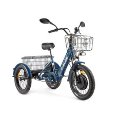 GREEN CITY e-ALFA Trike (синий)